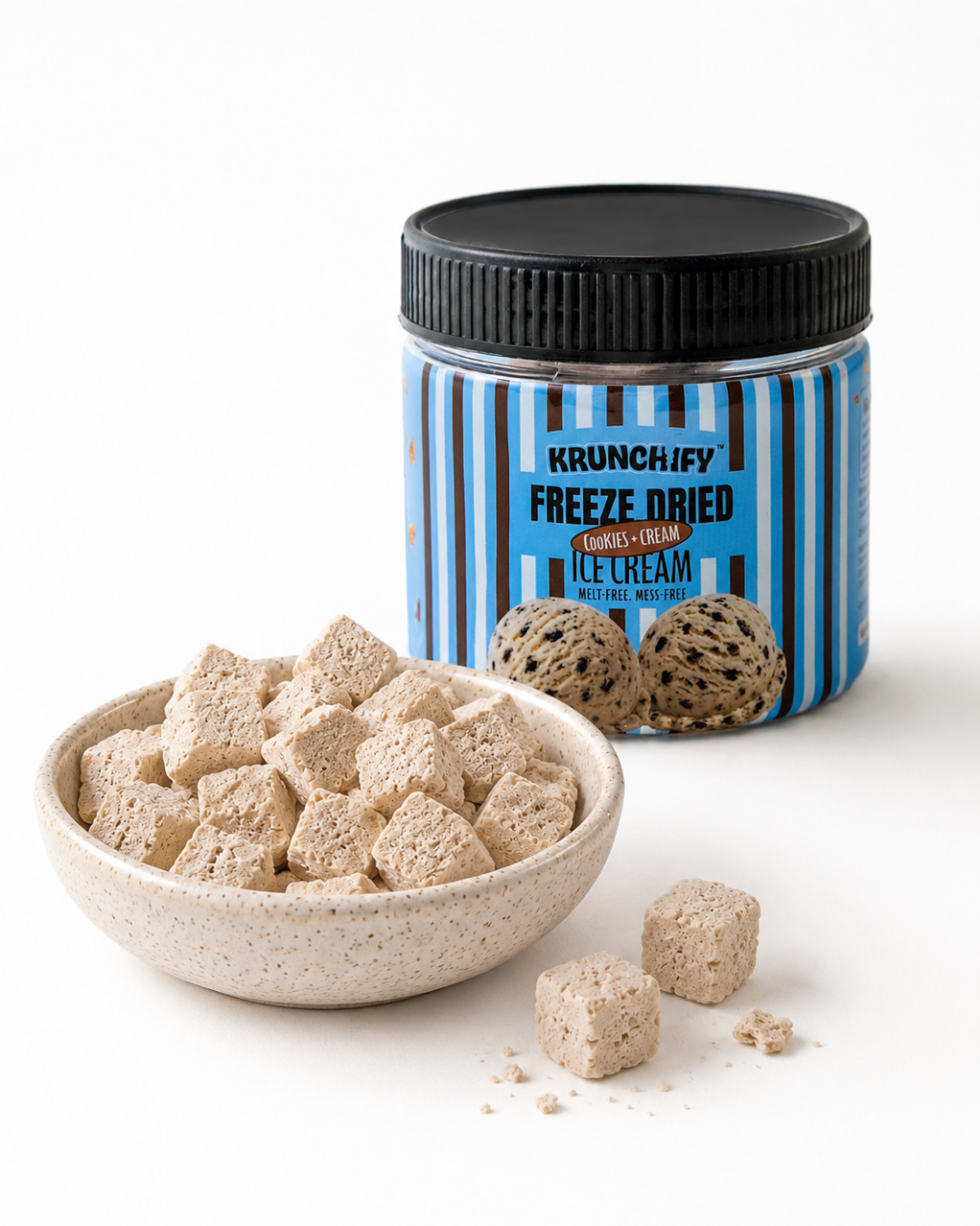 Freeze Dried Cookies-Cream Ice Cream