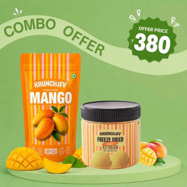 Freeze Dried MANGO & Mango Ice Cream COMBO