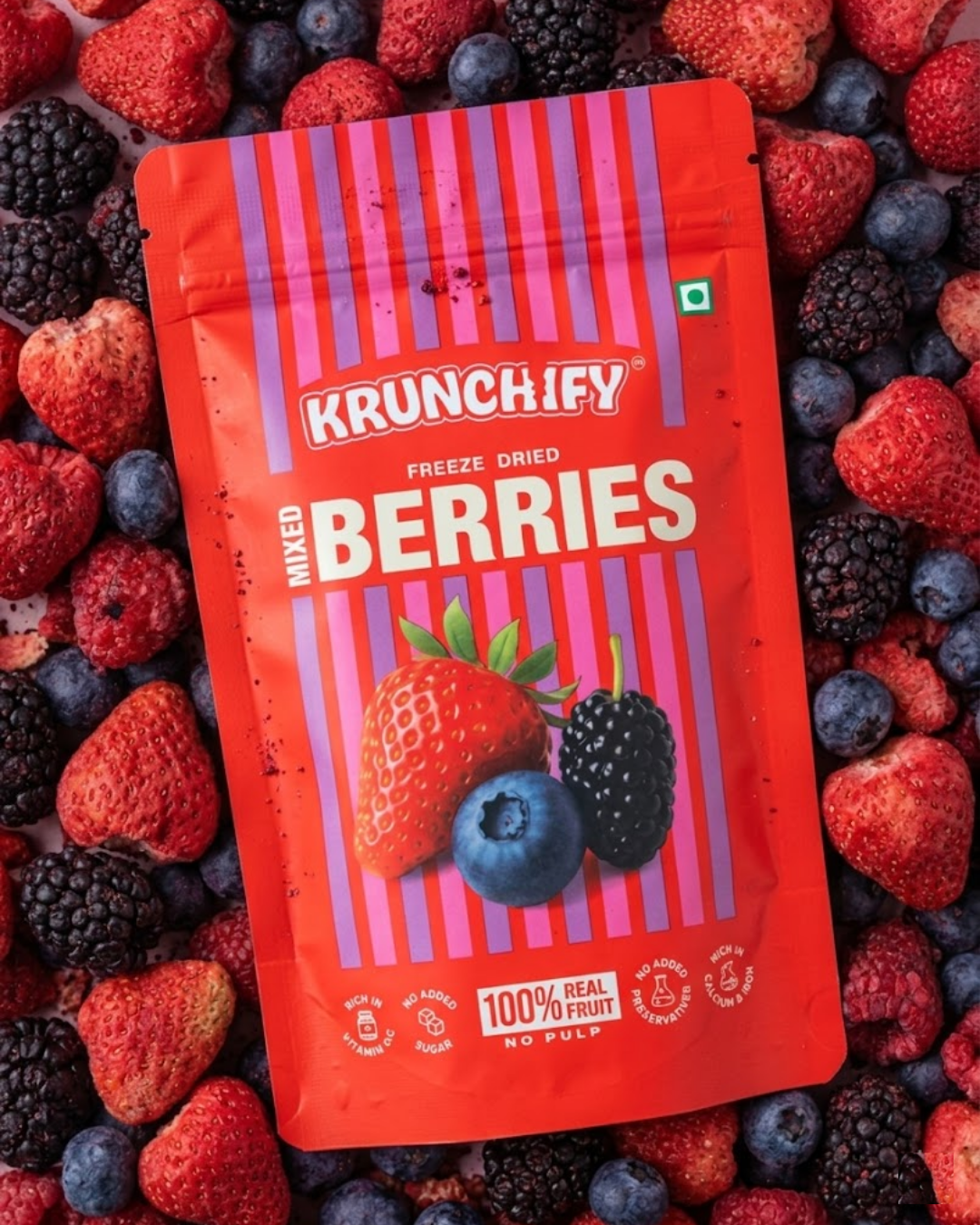 Freeze Dried Mixed Berries