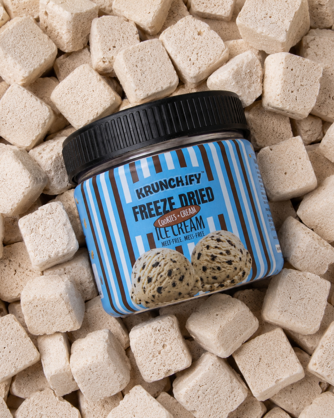 Freeze Dried Cookies-Cream Ice Cream