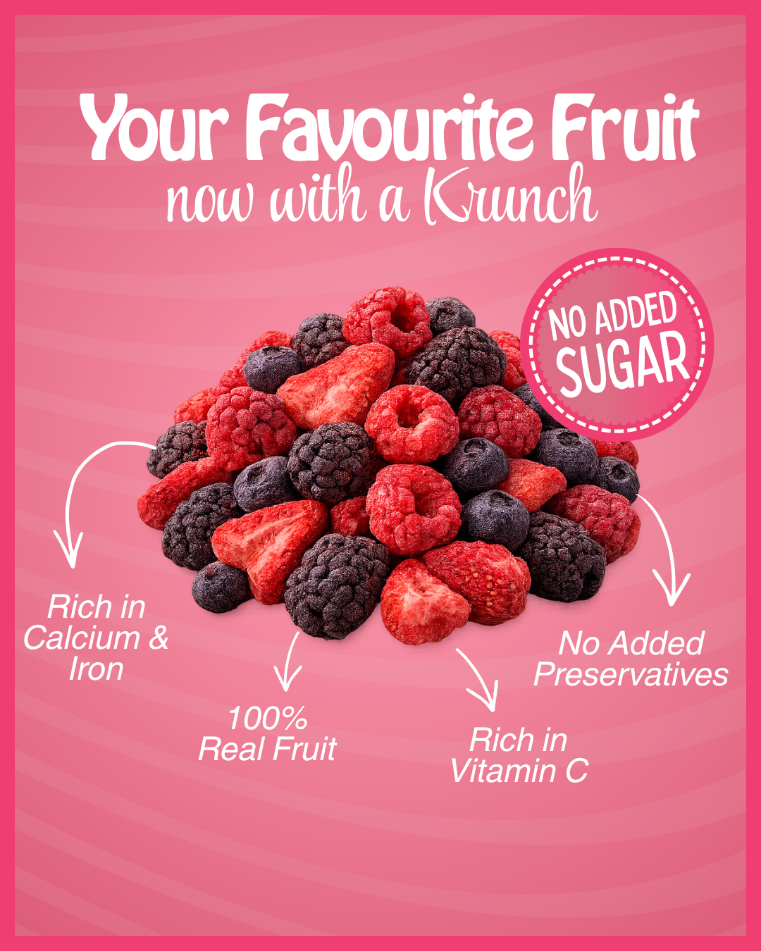 Freeze Dried Mixed Berries