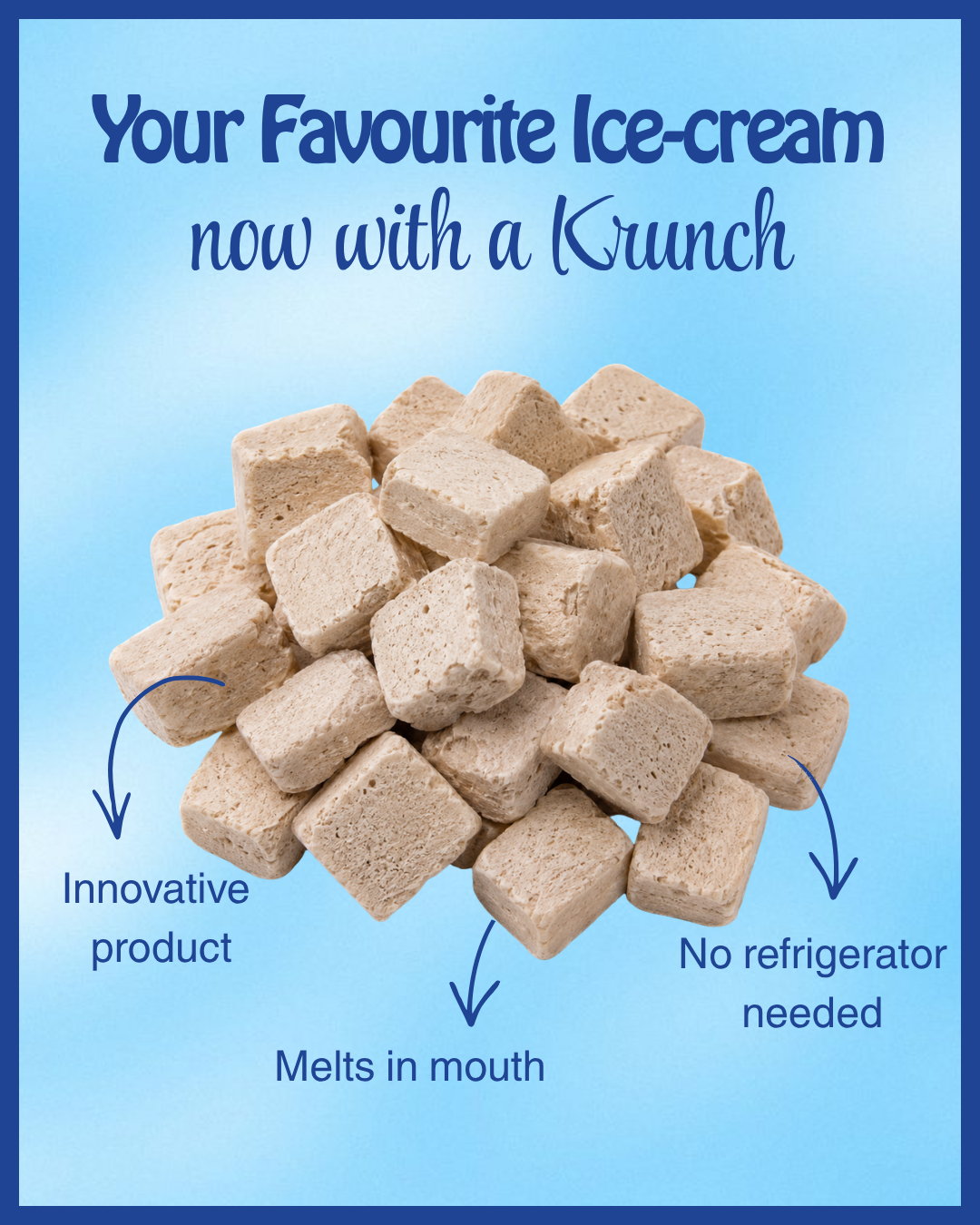 Freeze Dried Cookies-Cream Ice Cream