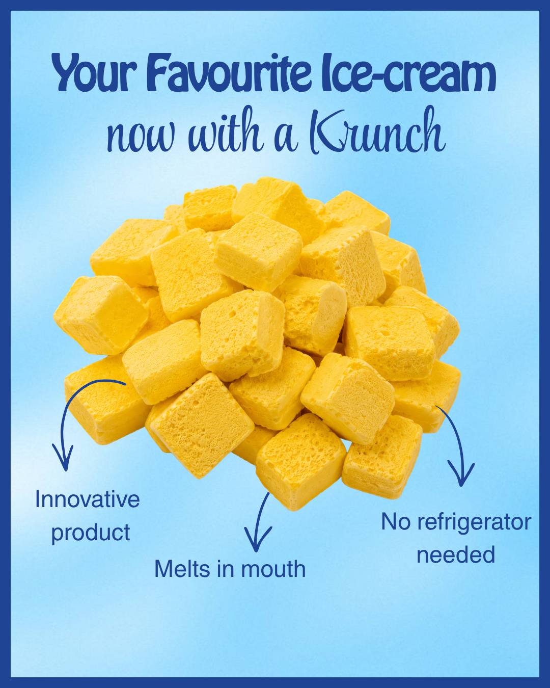 Freeze Dried Mango Ice Cream