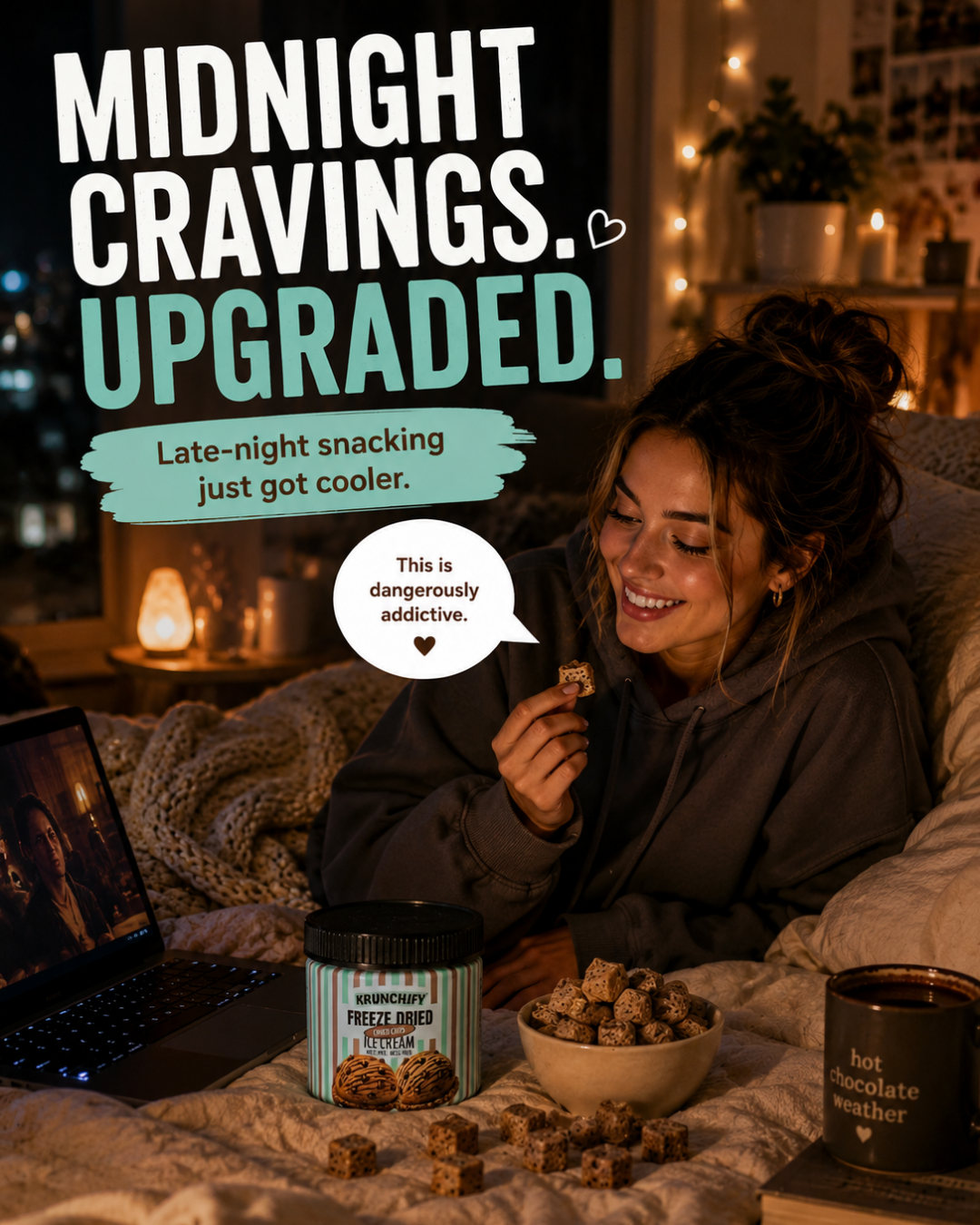 Freeze Dried Choco Chips Ice Cream
