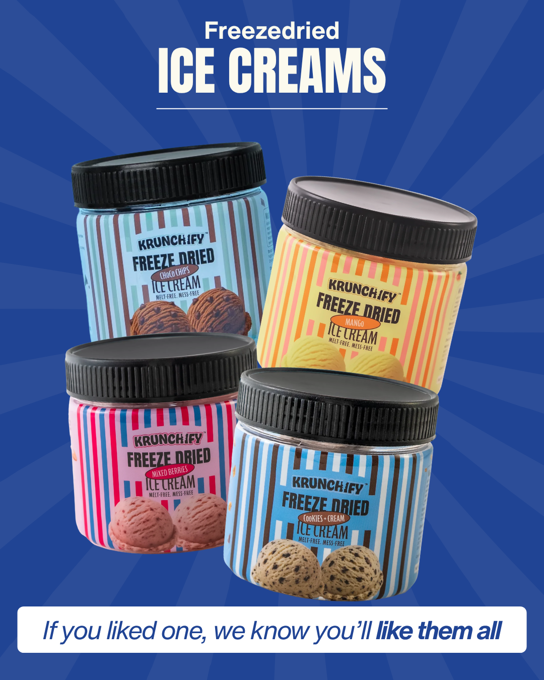 Freeze Dried Mango Ice Cream