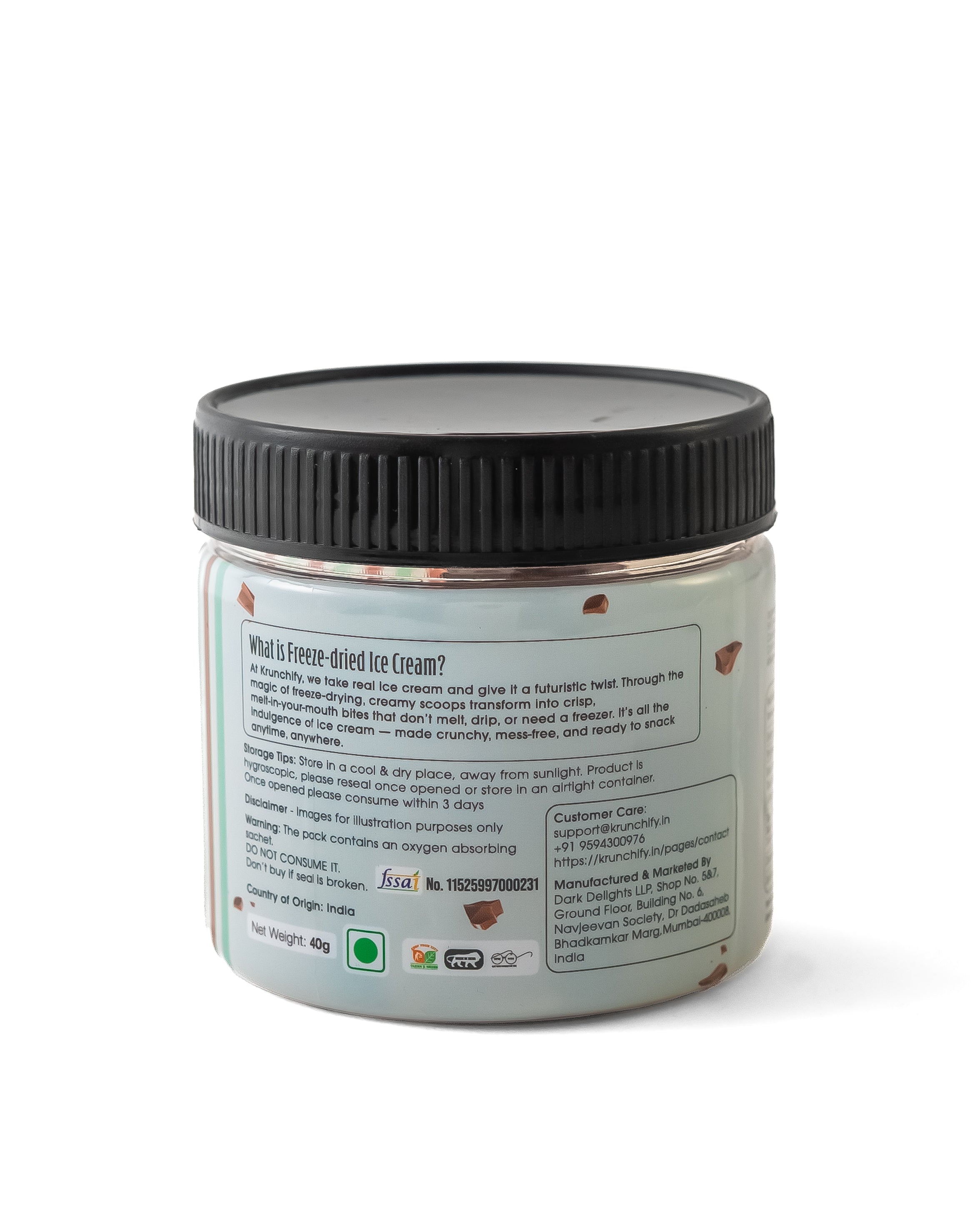 Freeze Dried Choco Chips Ice Cream