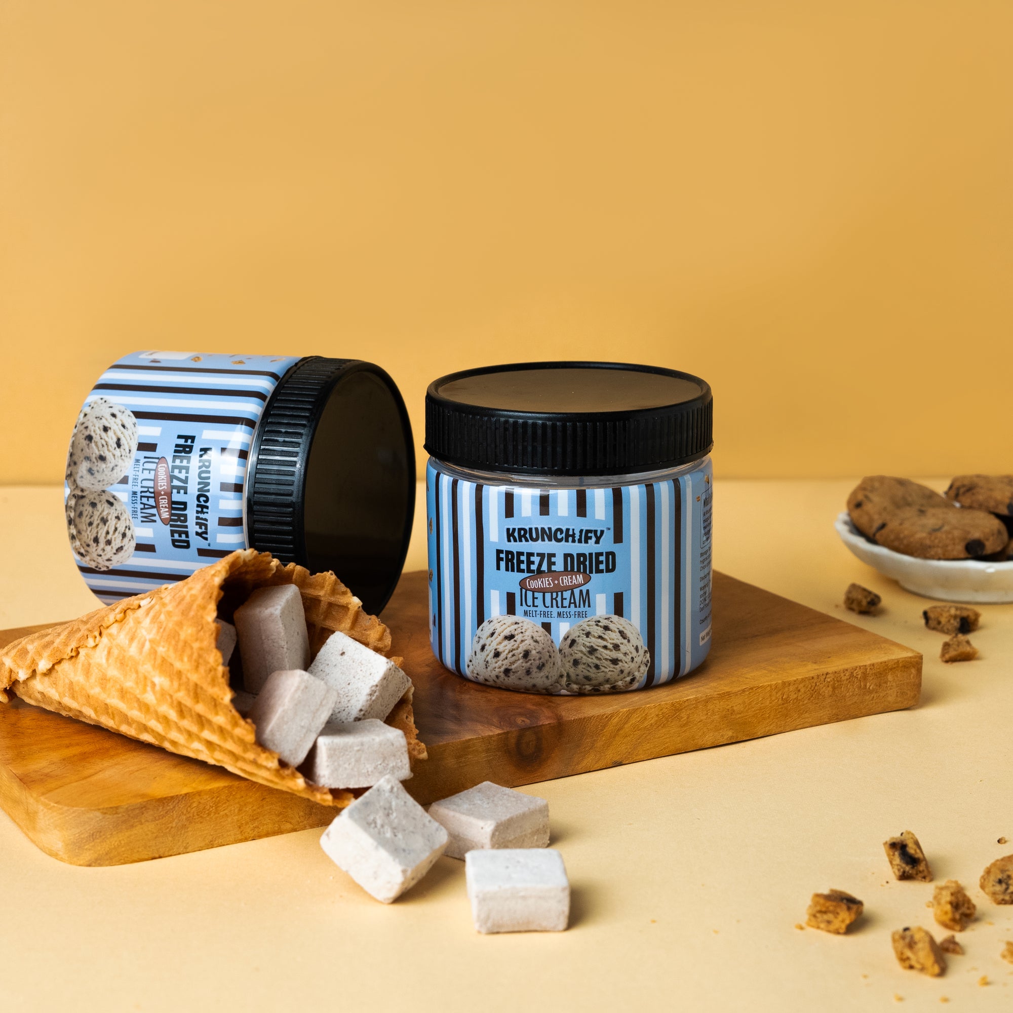 Freeze Dried Cookies-Cream Ice Cream