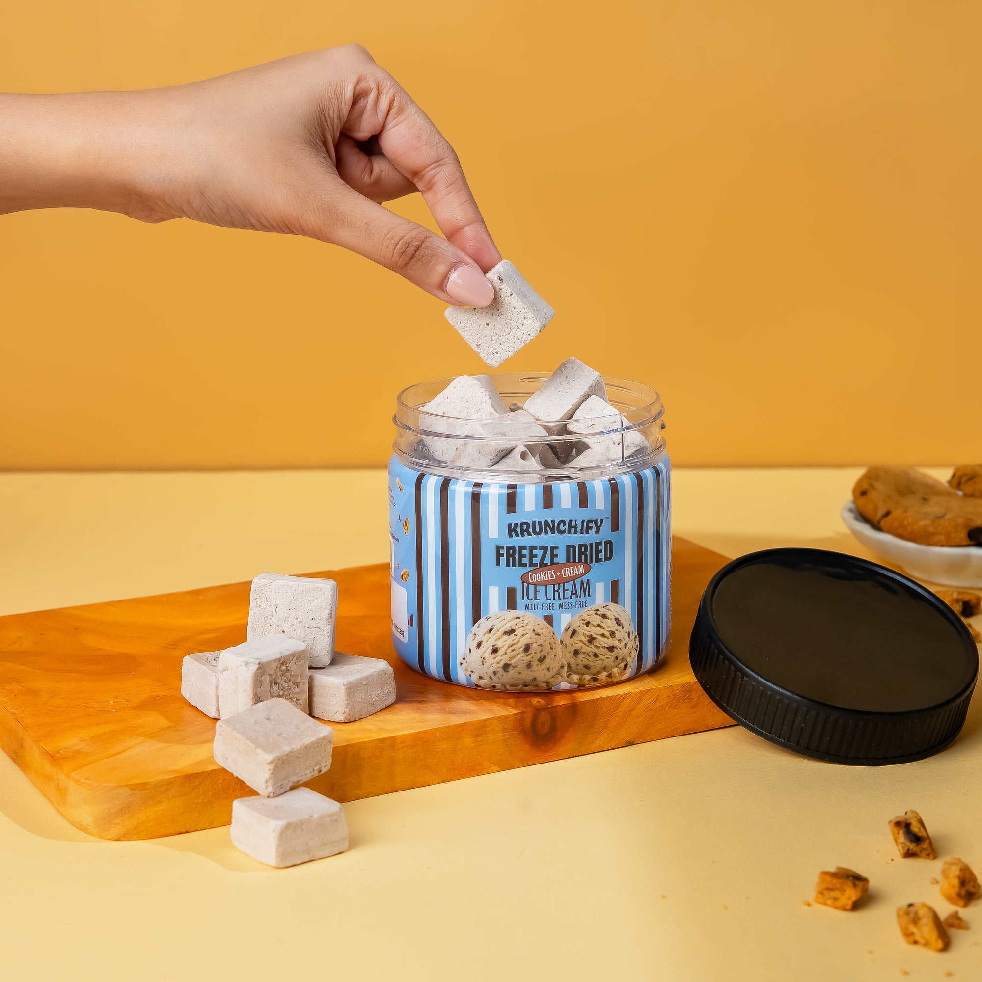 Freeze Dried Cookies-Cream Ice Cream