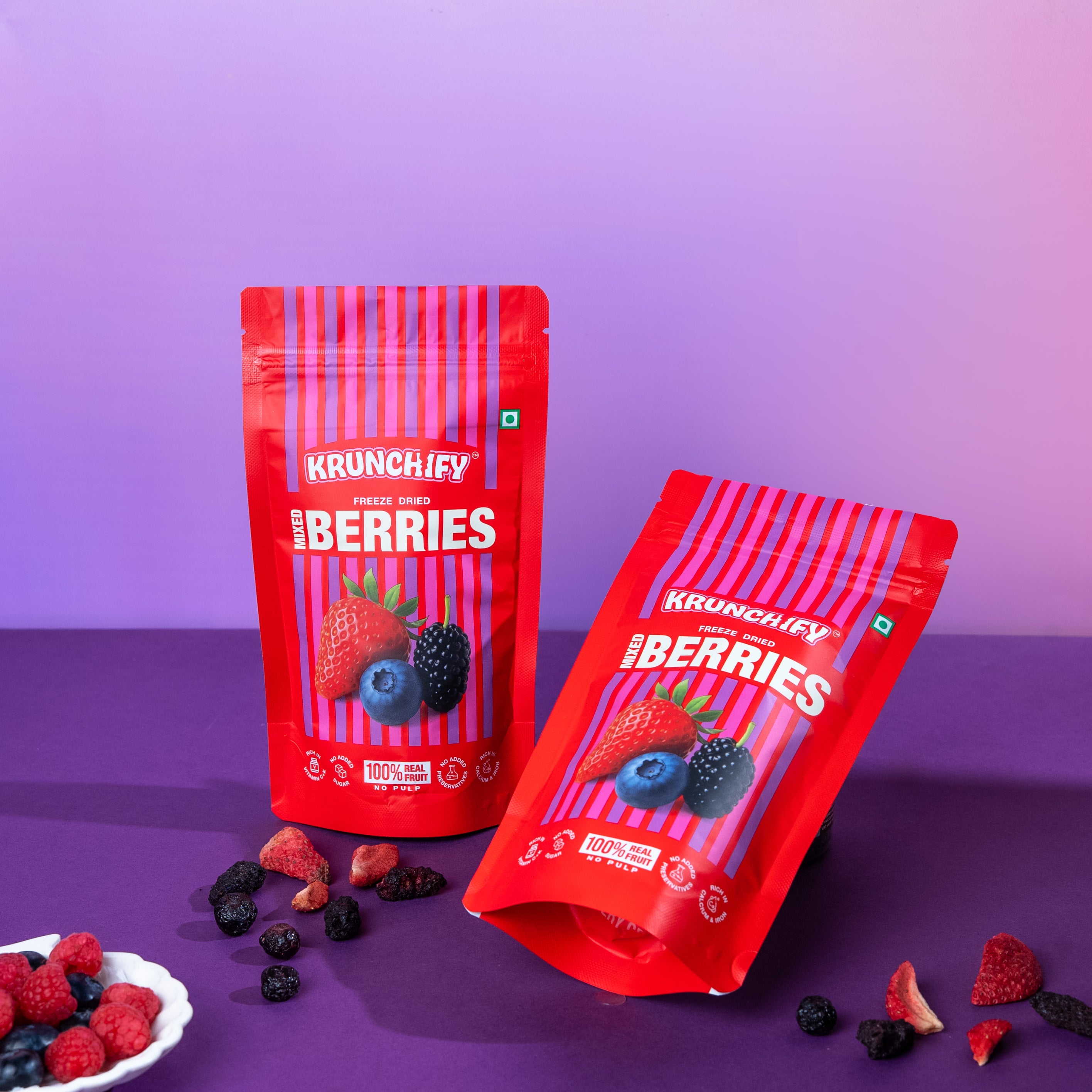 Freeze Dried Mixed Berries