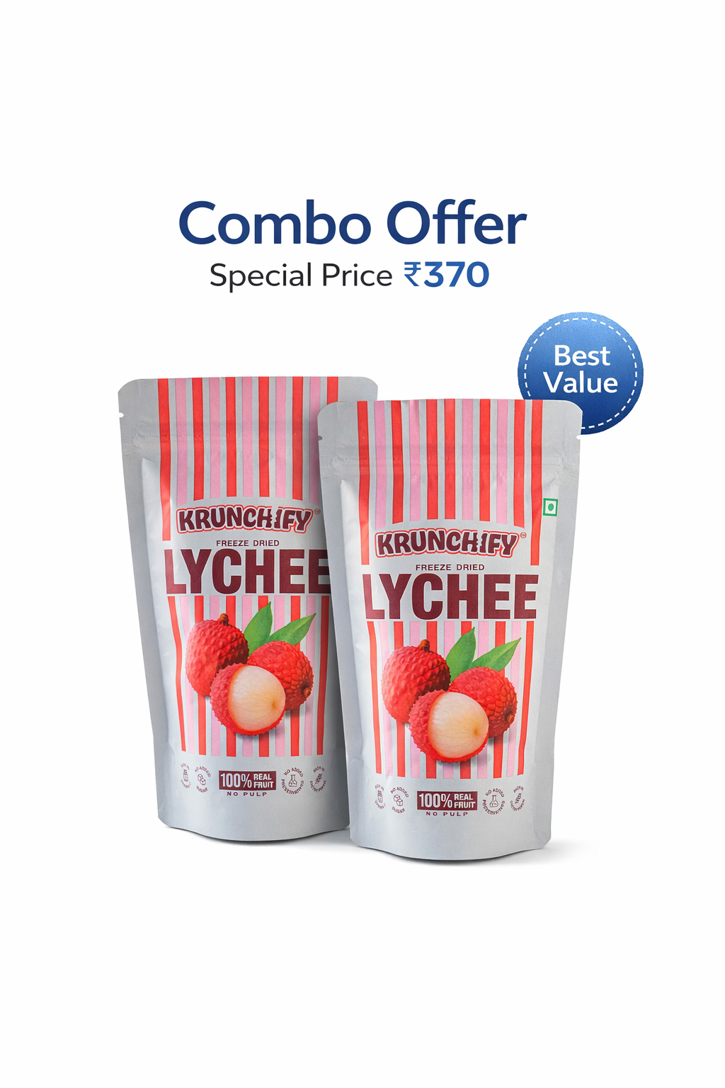 Freeze Dried Lychee COMB0 0F 2