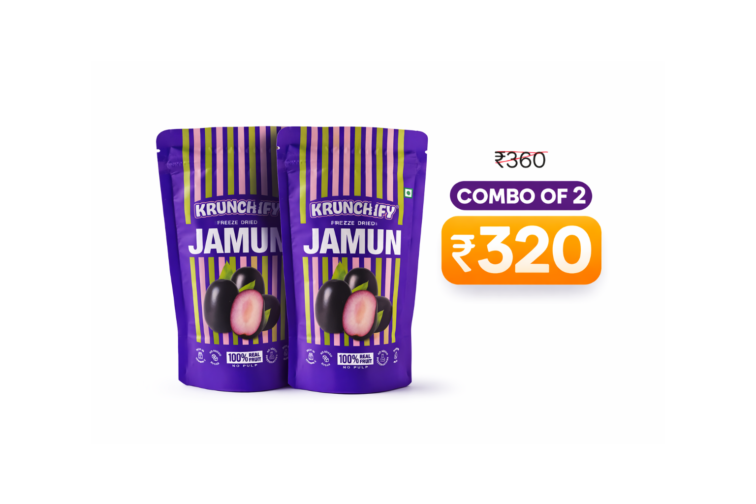 Freeze Dried Jamun COMBO OF 2
