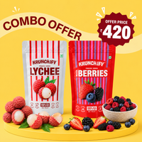 Freeze Dried Lychee & Mixed Berries COMBO