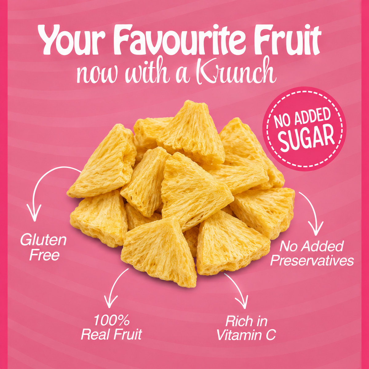 Freeze Dried Pineapple