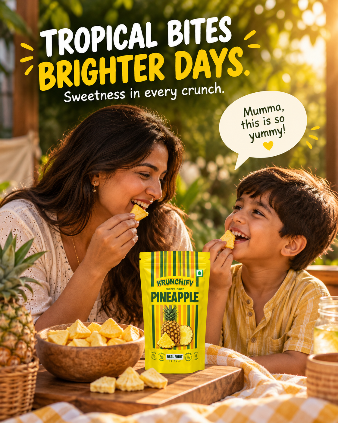 Freeze Dried Pineapple