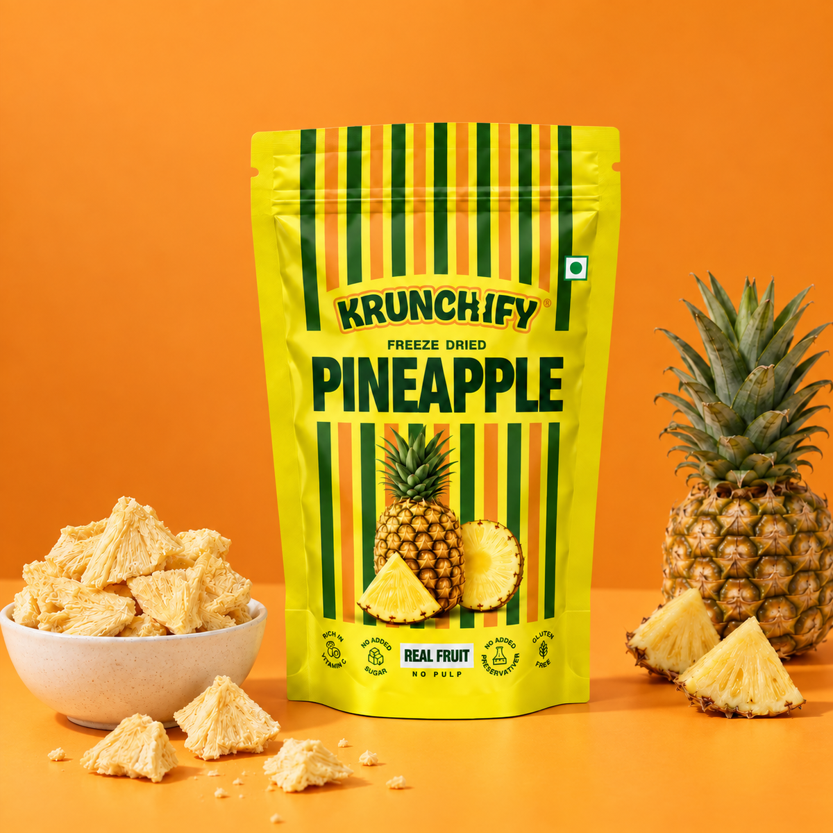 Freeze Dried Pineapple