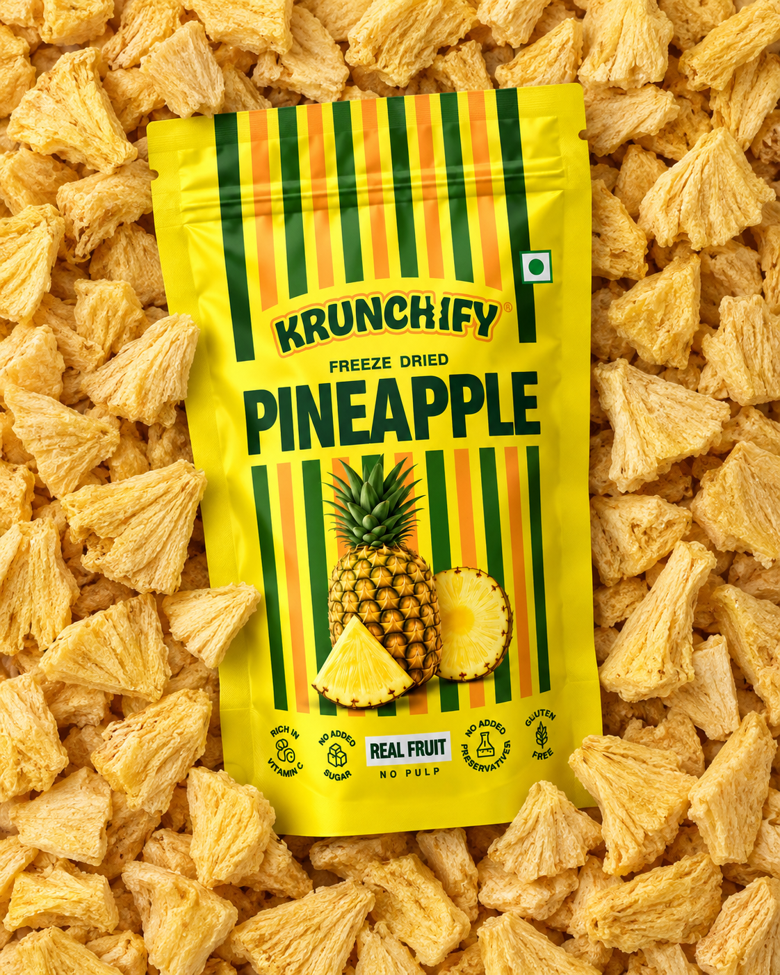 Freeze Dried Pineapple